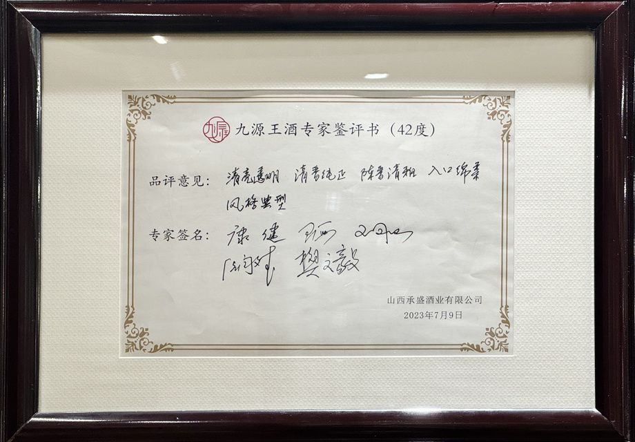 九源王专家鉴评书(42°)